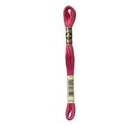 DMC 117-3731 Mouline Hilo de algodón Trenzado de Seis hebras para Bordar, Rosa polvorienta Oscura, 8.7 Yardas