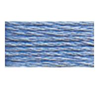DMC 117 - 3839 Mouline Stranded algodón Six Strand Bordado Floss Hilos, tamaño Mediano, Color Azul, 8.7-Yard