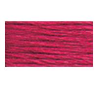DMC 117 - 600 Seis Hilos de algodón Bordado Hilo Dental, Muy Oscuro Color Rojo, 8.7-Yard