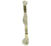 DMC 117-644 Hilo de Bordado de algodón de Seis hebras, Gris Beige Medio, 8.7 Yardas