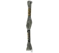 DMC 117-645 Seis hilos bordados de algodón trenzados, gris castor muy oscuro, 8.7 yardas