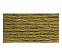 DMC 117-732 - Hilo de algodón bordado de seis hilos, color verde oliva, 8.7 yardas