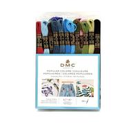 DMC 117F25-PC36 - Paquete de hilo dental de colores populares para bordar, los colores pueden variar, 8.7 yardas, 36 unidades
