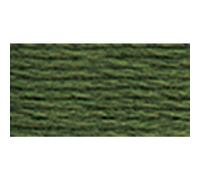 DMC 6-Strand Embroidery Cotton 8.7yd-Dark Pine Green Algodón Bordado de 6 hebras, 8.7 Yardas, Color Verde Pino Oscuro, 8