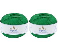 DMC 993A-5-05700 Hilo Petra Talla 5, Algodón, Verde, 9x9x8 cm, 400 (Paquete de 2)