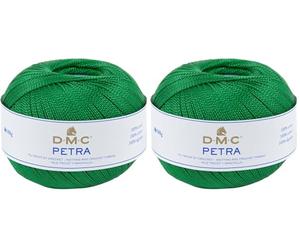 DMC 993A-5-05700 Hilo Petra Talla 5, Algodón, Verde, 9x9x8 cm, 400 (Paquete de 2)