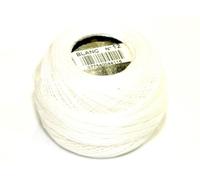 DMC algodón hilo perle tamaño 12 Blanc - por 10 g) + libre Minerva Crafts Craft guía