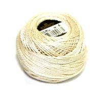 DMC algodón hilo perle tamaño 5 Color Crudo - por 10 g) + libre Minerva Crafts Craft guía