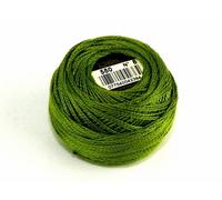 DMC algodón hilo perle tamaño 8 580 - por 10 g) + libre Minerva Crafts Craft guía