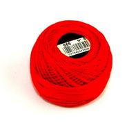 DMC algodón hilo perle tamaño 8 666 - por 10 g) + libre Minerva Crafts Craft guía