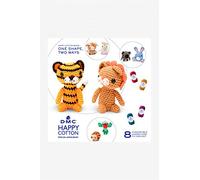 DMC - Book n° 1 crochet Happy Cotton - AMIGURUMIS | Format du livre 15 x 15 cm