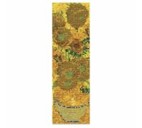DMC - DMC Colección del Museo - Sunflowers Kit de Marcapáginas Bordado en Punto de Cruz - 1 Conjunto