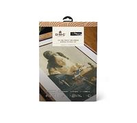 DMC - La Encajera de Johannes Vermeer, Le Louvre, Kit Punto de Cruz Avanzado