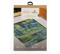 DMC - DMC Colección del Museo - Water Lily Pond Kit de Bordado de Punto de Cruz - 1 Conjunto