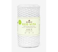DMC Hilo de macramé Eco Vita 4 - Algodón reciclado Blanco 250 g (200 m)