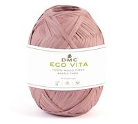 DMC Eco Vita - Hilo de rafia 100% de fibra de madera/rafia para ganchillo y tejer, 50 g/100 m LL, lavado a mano, para sombreros, bolsos y accesorios (04 rosas)