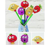 DMC Fruit Pen Toppers crochet pattern