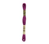 DMC Garn Hilo Mouliné 100% algodón – Ovillo 8 m, 6 hebras, 500 colores