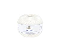 DMC Hilo Petra, 100% algodón, blanco roto (54460), talla 5