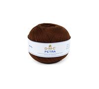 DMC Hilo Petra, 100% algodón, marrón Oscuro, tamaño 3