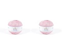 DMC Hilo Petra, 100% algodón, Rosa (5151), Talla 5 (Paquete de 2)