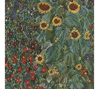 DMC - Jardín con girasoles - Gustav Klimt