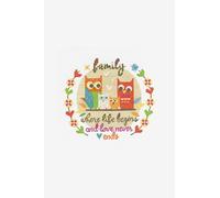 DMC - Kit de Punto de Cruz, 14 "Familia, Multicolor