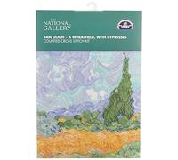 DMC Garn Kit de punto de cruz Campo de trigos con cipreses Van Gogh The National Gallery Multicolor