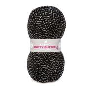 DMC - Lana Knitty 4 Glitter - Tacto metalizado l Ideal para todo tipo de prendas - Agujas de tricot n°4 | 50 g - 148 m - 5 colores disponibles