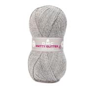 DMC - Lana Knitty 4 Glitter - Tacto metalizado l Ideal para todo tipo de prendas - Agujas de tricot n°4 | 50 g - 148 m - 5 colores disponibles
