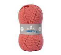 DMC - Lana Knitty 6 - Ovillo de 100 g - 137 m | Agradable de tejer | 27 colores disponibles