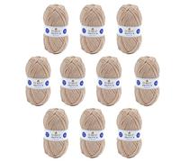 DMC - Lote de 10 ovillos - Hilo de tejer Knitty 4 - Explicaciones incluidas | Agradable de tejer, ovillos de 50 g, 140 m, 10 colores disponibles
