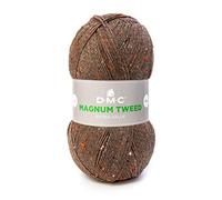 DMC Magnum Tweed Just Knitting - Hilo de punto (efecto tweed), agujas y ganchillo, 5 mm, 400 g, 840 m, 14 colores