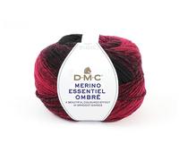 DMC Lana Merino Essentiel Ombrè - Ovillo de 150 gramos 285 metros - Agujas de ganchillo: 5 6
