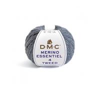 DMC - Merino Essentiel Tweed - Ideal para todo tipo de ropa, suave y refinada | Agujas n°4, 165 m - 50 g - 12 colores
