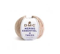 DMC - Merino Essentiel Tweed - Ideal para todo tipo de ropa, suave y refinada | Agujas n°4, 165 m - 50 g - 12 colores