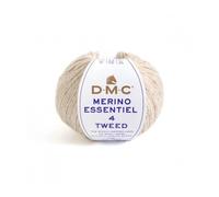 DMC - Merino Essentiel Tweed - Ideal para todo tipo de ropa, suave y refinada | Agujas n°4, 165 m - 50 g - 12 colores