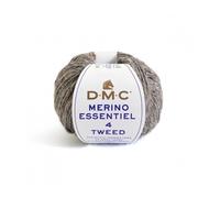 DMC - Merino Essentiel Tweed - Ideal para todo tipo de ropa, suave y refinada | Agujas n°4, 165 m - 50 g - 12 colores