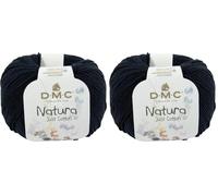 DMC Natura Hilo, 100% algodón, Noir N11 (Paquete de 2)