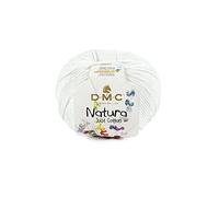 DMC - Natura Just Cotton - Ovillo para tricot y crochet | 100% algodón - Ideal para decoración y prendas de vestir | 50g - 155m | 65 colores