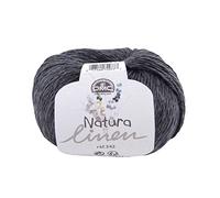 DMC Natura Linen 123-50 g, Lino, Negro, 8 x 8 x 5 cm