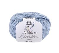 DMC - Natura Linen - Ovillo de hilo para tricot | Ideal para prendas de vestir | 50g - 150m | 15 colores