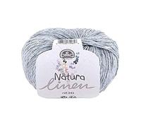 DMC - Natura Linen - Ovillo de hilo para tricot | Ideal para prendas de vestir | 50g - 150m | 15 colores