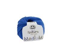 DMC Garn – Ovillo Natura Medium para tricot y ganchillo – 100% algodón 50 g 75 m – Azul