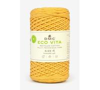 DMC Nova Vita 4 - Ovillo de lana de macramé para tejer ganchillo amarillo, 250 g