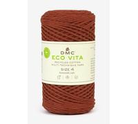 DMC Nova Vita 4 - Ovillo de lana de macramé para tejer ganchillo, color naranja quemado, 250 g