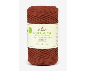 DMC Nova Vita 4 - Ovillo de lana de macramé para tejer ganchillo, color naranja quemado, 250 g