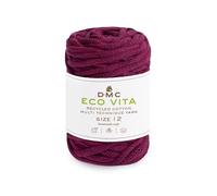 DMC Nova Vita - Hilo de macramé para tejer ganchillo, ciruela (61), 250 g