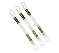 DMC - Pack de 3 madejas Mouliné Spécial 117MC BLANCO - Hilo de bordar 100% algodón - Se adapta a todas las técnicas y soportes de bordado, ideal para el punto de cruz