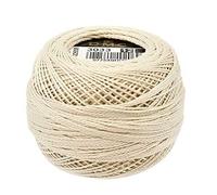 DMC Pearl Ball Tamaño 12 141yd-Very Light Moca Marrón Moca, Algodón